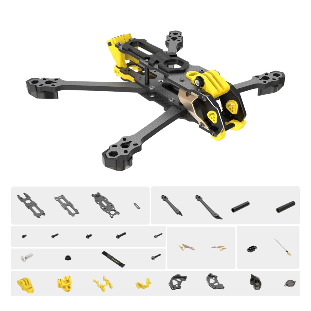 Mario 5 Frame Kit DC / XH Vers - Drone Frame ulasan dan harga