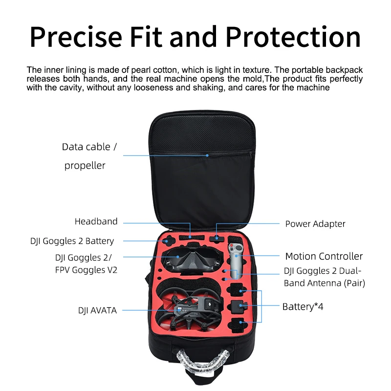 Portable Case Backpack Nylon W - Dji Goggles ulasan dan harga