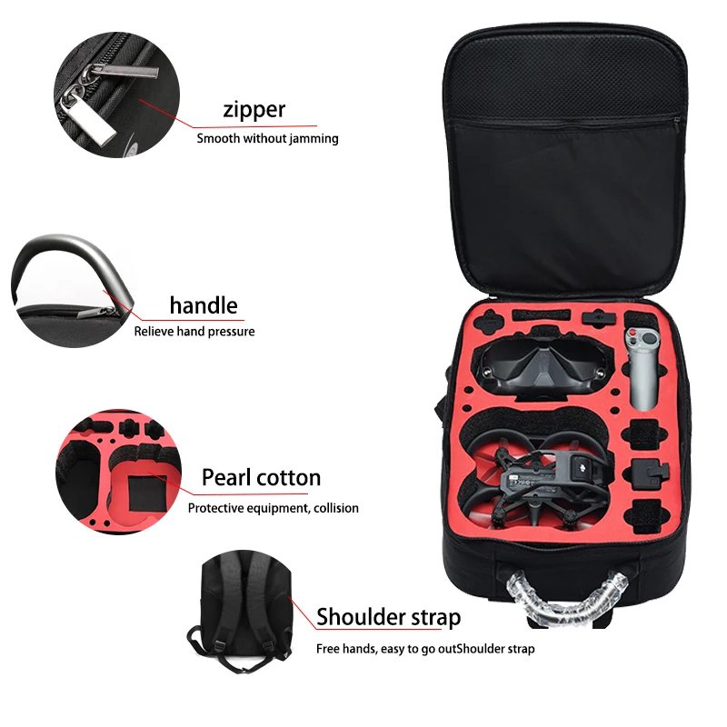 Portable Case Backpack Nylon W - Dji Goggles ulasan dan harga