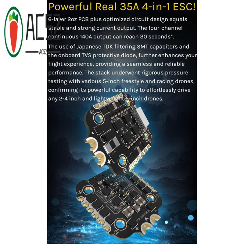 AC52-For Speedybee F405 Mini S - Betaflight Fc ulasan dan harga