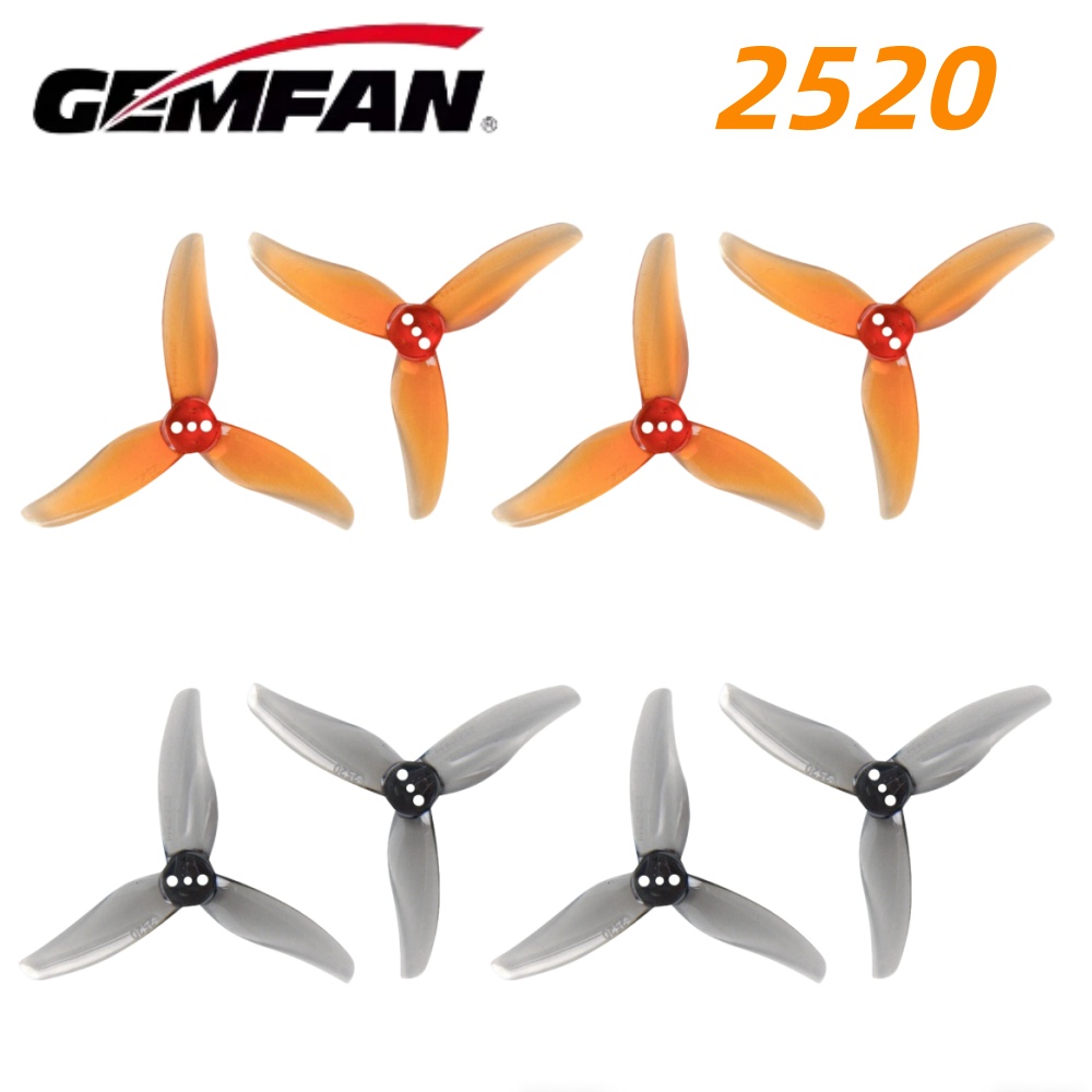 4Pairs Gemfan Hurricane 2520 2 - 5 Inch Propeller ulasan dan harga
