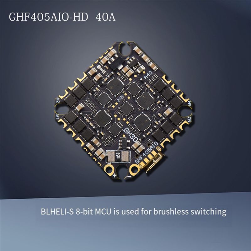 ABTI-GHF405AIO-HD 40A AIO Flig - F405 Flight Controller ulasan dan harga