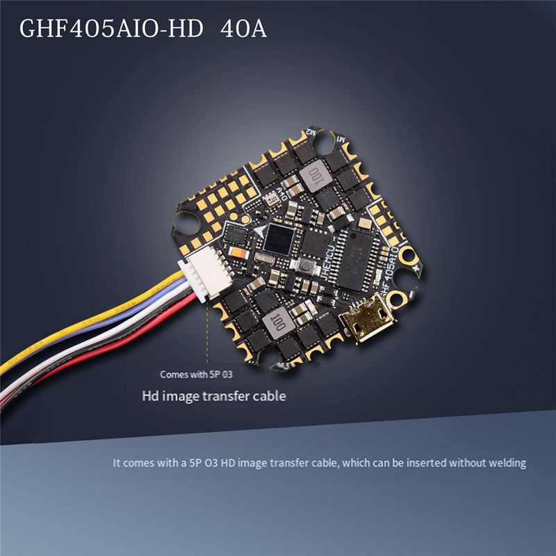 ABTI-GHF405AIO-HD 40A AIO Flig - F405 Flight Controller ulasan dan harga