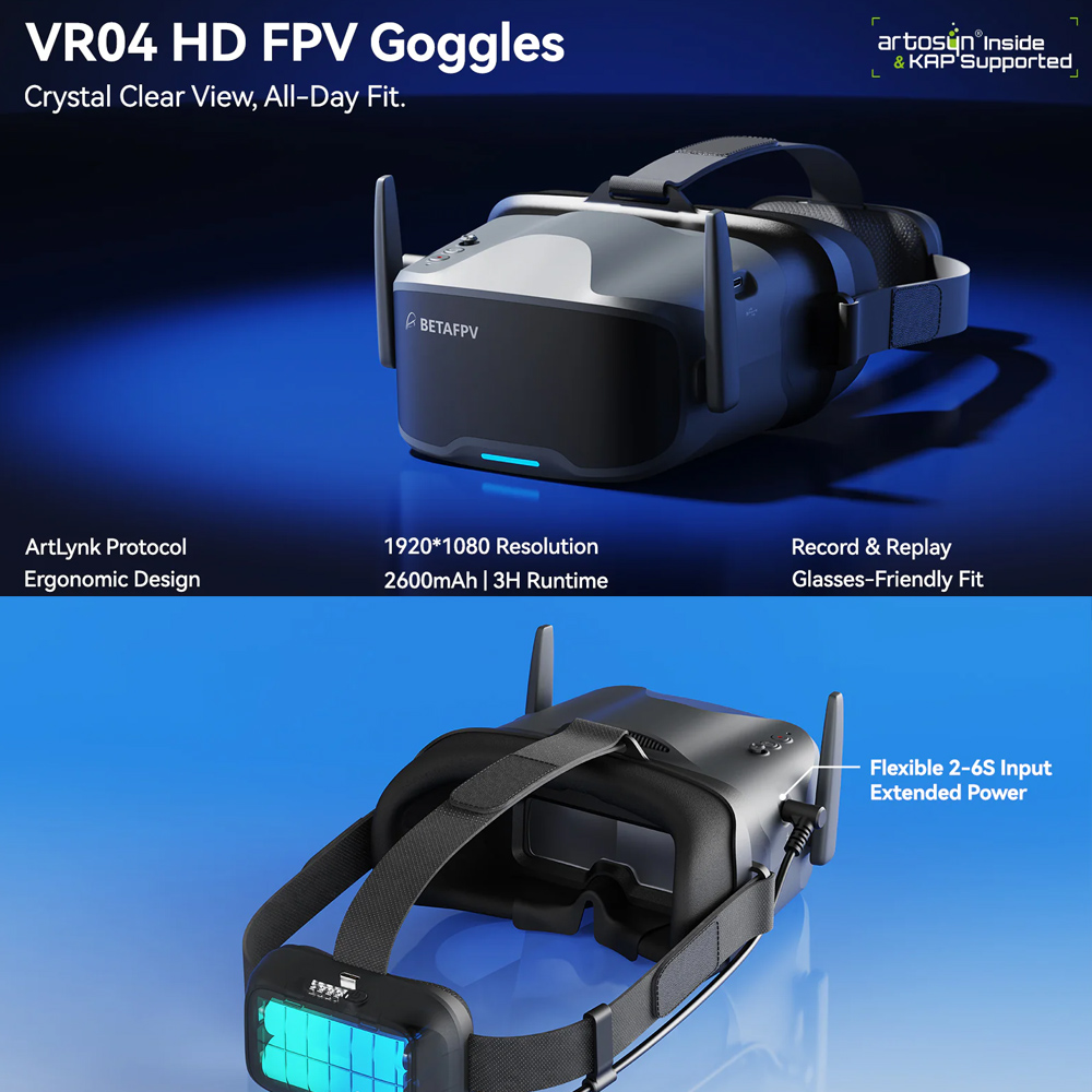 BETAFPV VR04 FPV Goggles HD Pr - Fpv Goggles ulasan dan harga