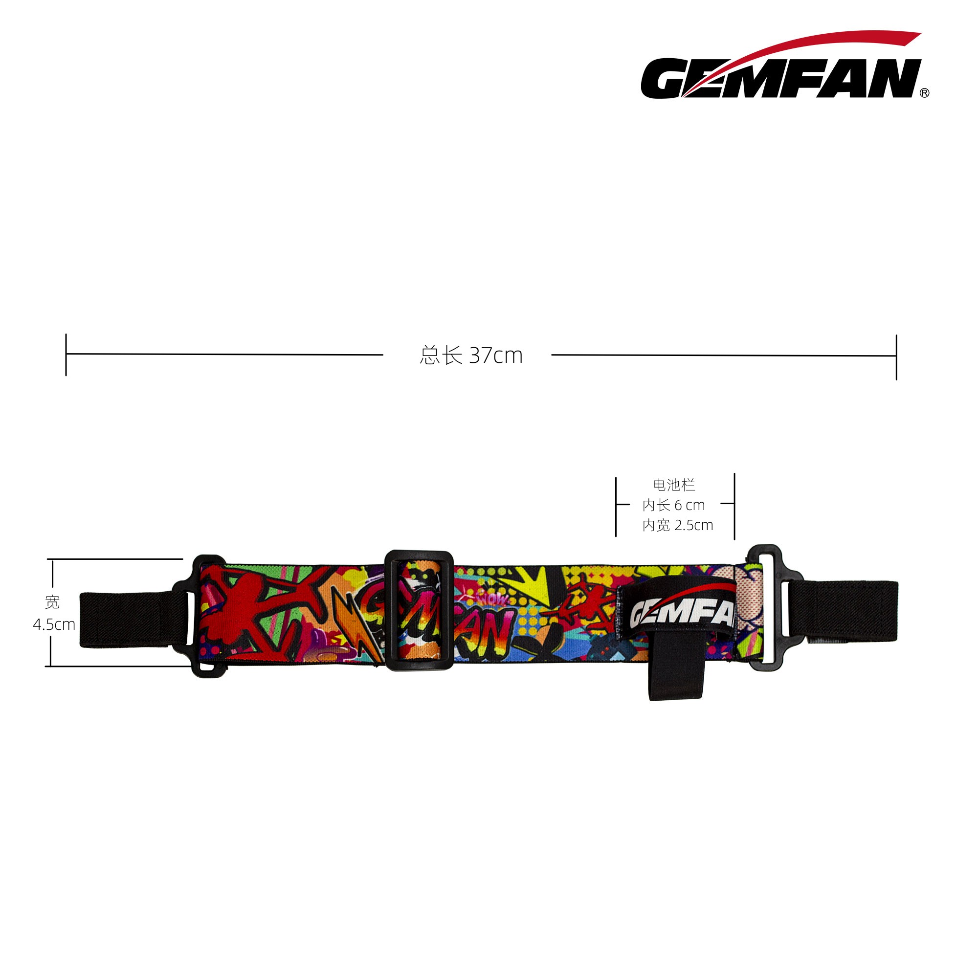GEMFAN GOGGLE Battery Strap FP - Drone Goggles Dji ulasan dan harga