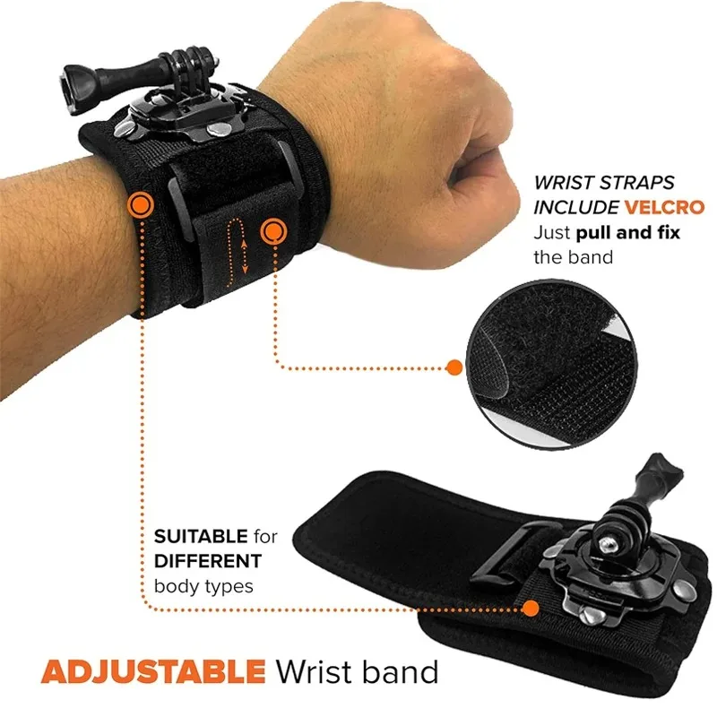 360° Rotatable Wrist Strap Mou - Runcam Camera ulasan dan harga