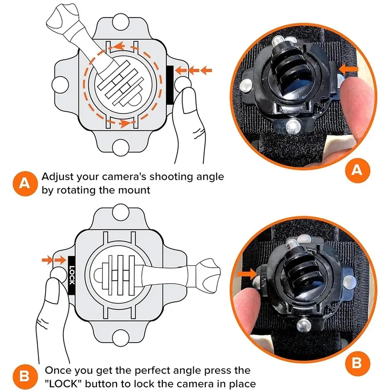 360° Rotatable Wrist Strap Mou - Runcam Camera ulasan dan harga