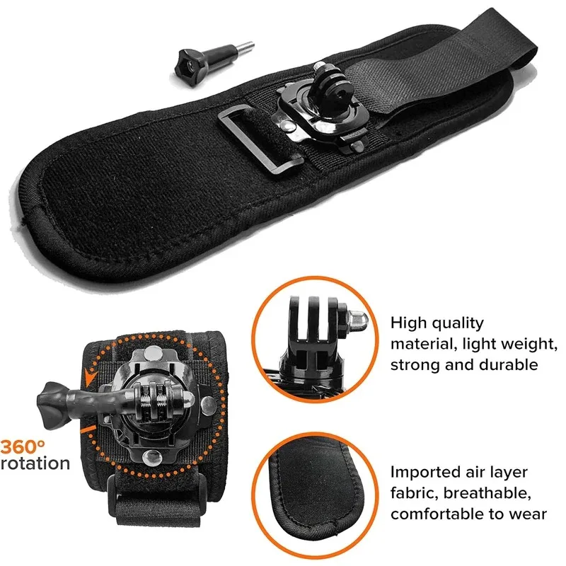 360° Rotatable Wrist Strap Mou - Runcam Camera ulasan dan harga