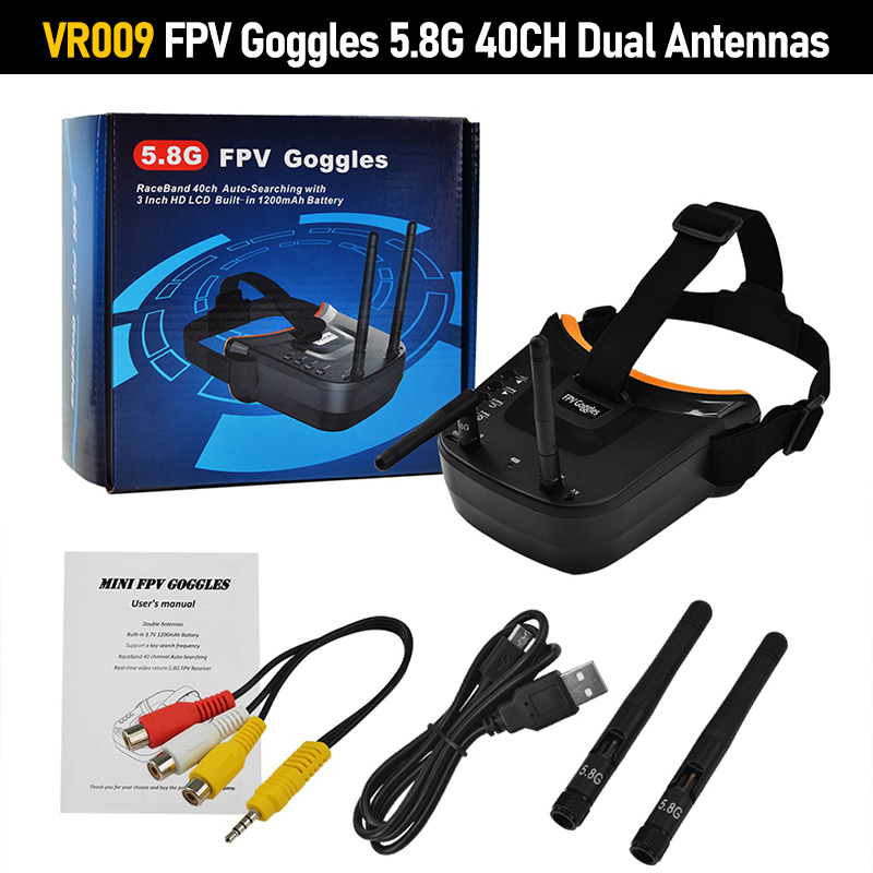 VR009 FPV Goggles 3.0 Inch 480 - Fpv Goggles ulasan dan harga