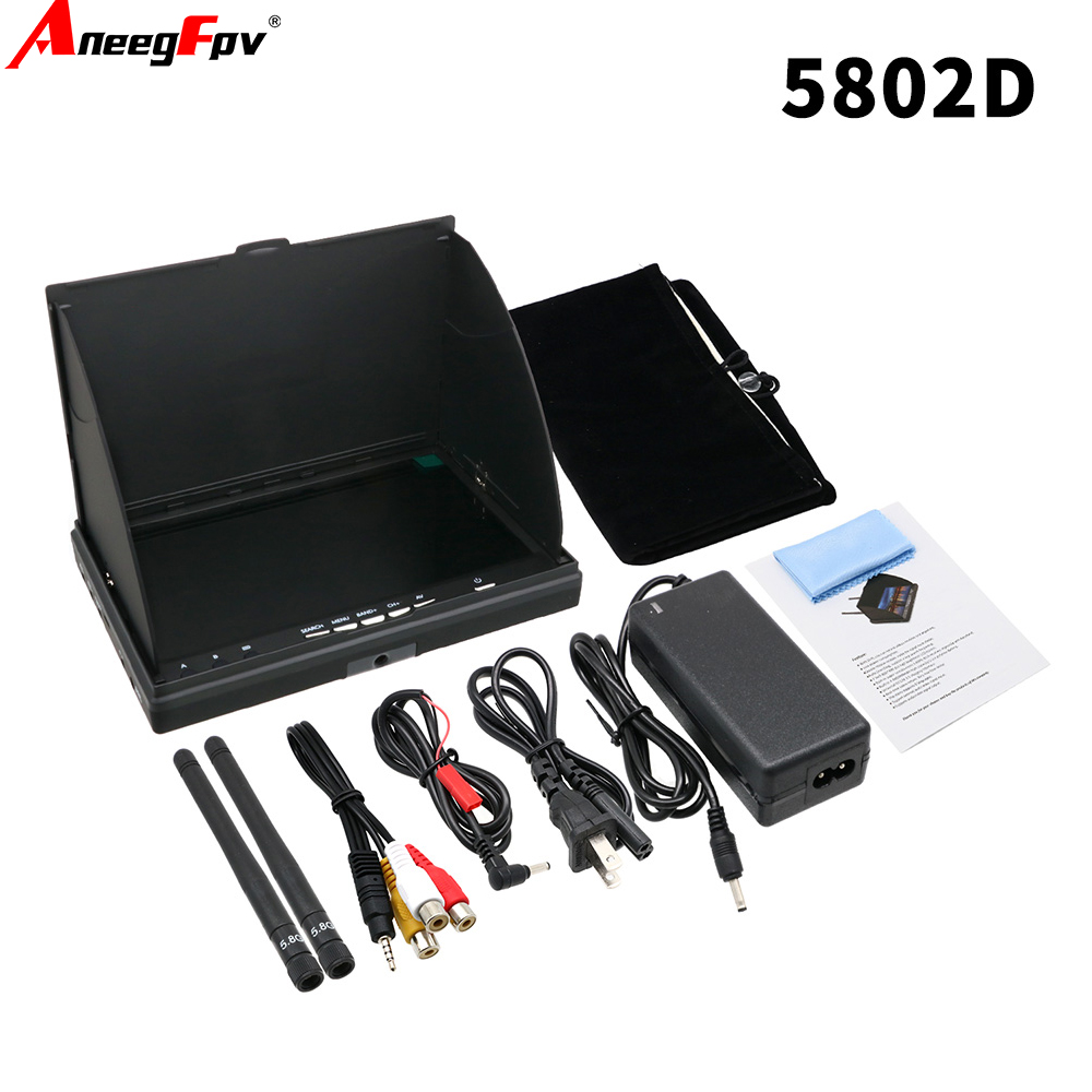 LCD5802D LCD5802S 7 Inch 5.8G  - Fpv Goggles ulasan dan harga