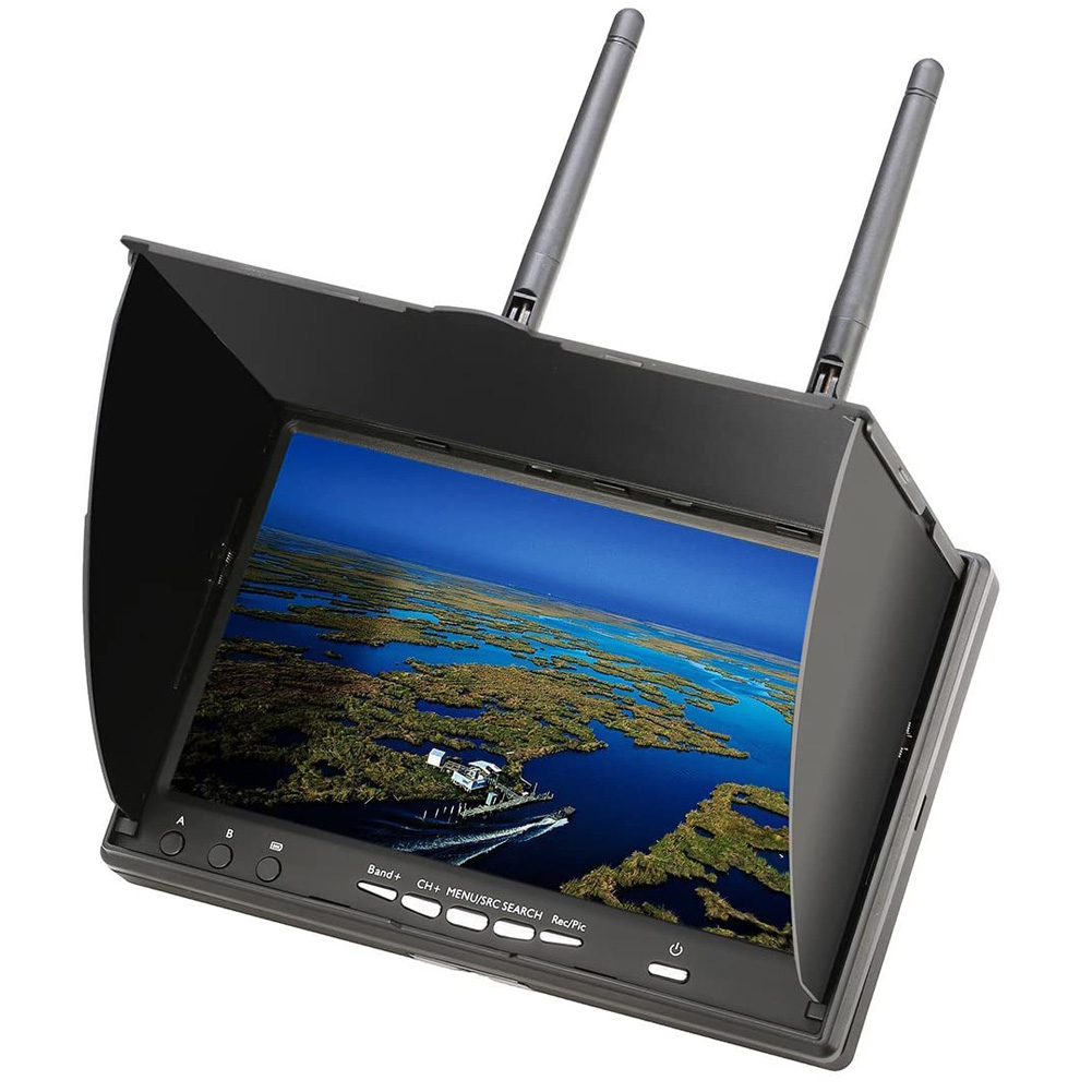LCD5802D LCD5802S 7 Inch 5.8G  - Fpv Goggles ulasan dan harga
