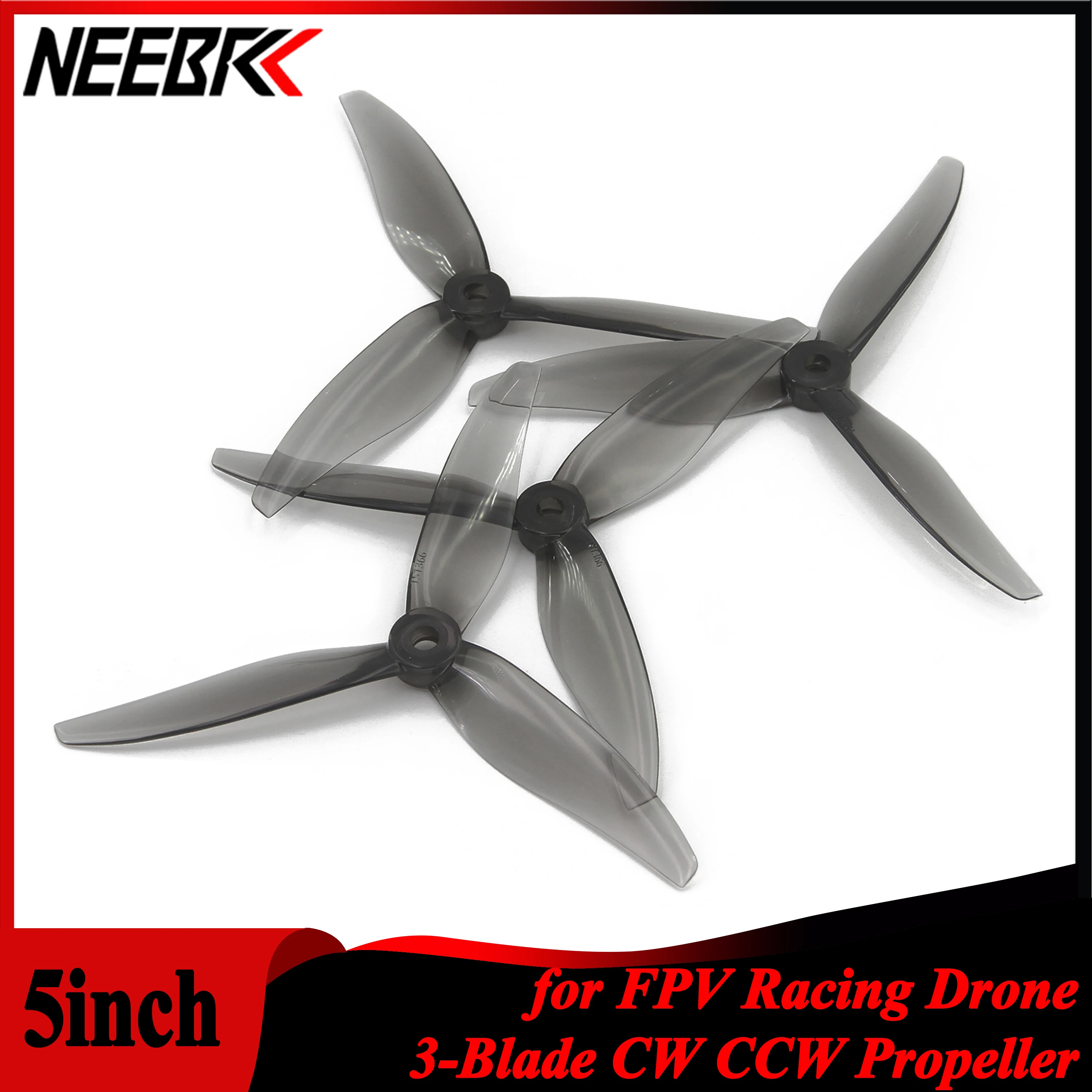 NEEBRC 12 Pairs 5 inch Props 3 - 5 Inch Propeller ulasan dan harga